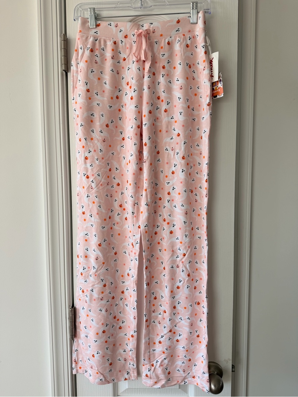 Women's Light Pink Halloween Lounge Pajama Pants